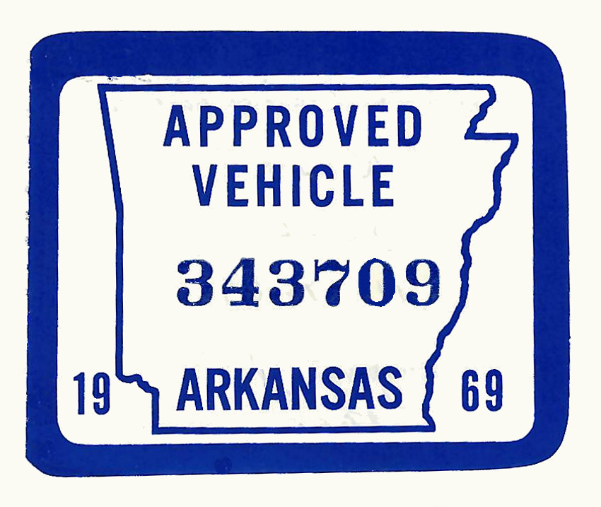 (image for) 1969 Arkansas safety inspection